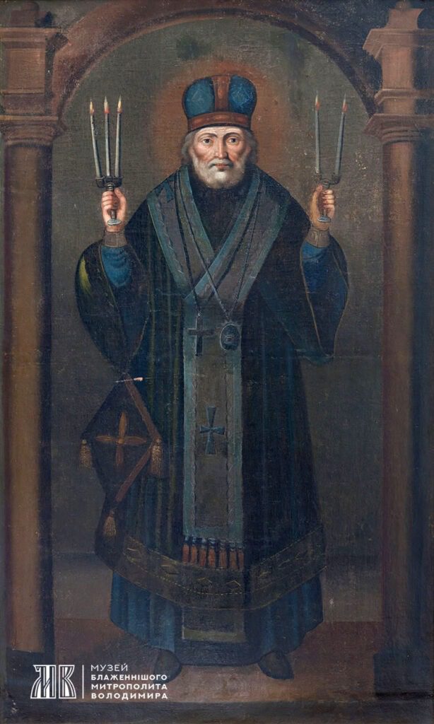 Ікона святителя Миколая Чудотворця з робочого кабінету Митрополита Володимира