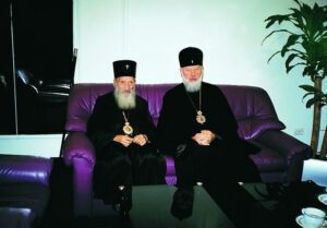 Блаженніший Митрополит Володимир та Святійший Сербський Патріарх Павел